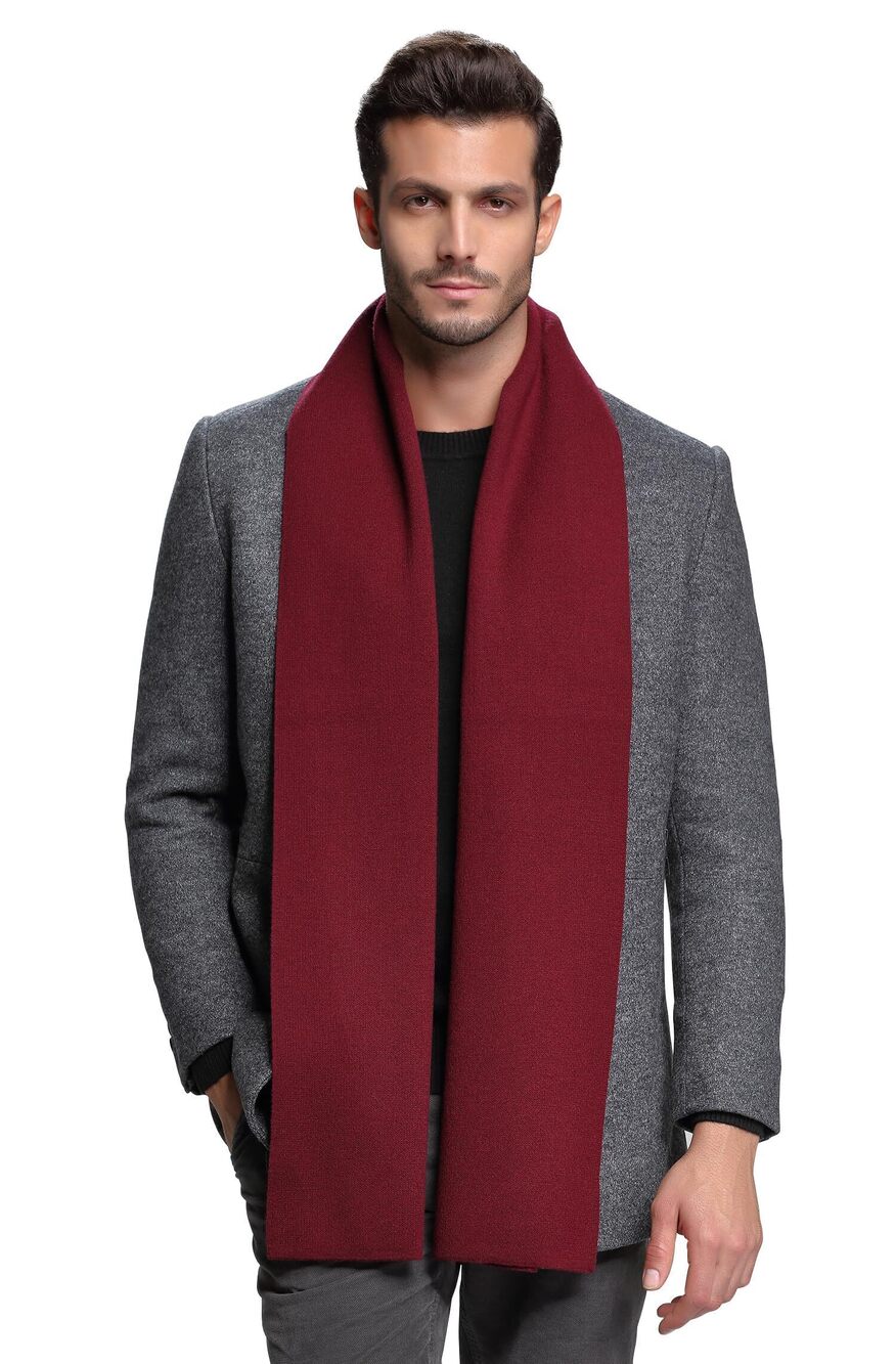 5113 Winter Cashmere Feel Australian Wool Soft Warm Knitted Scarf